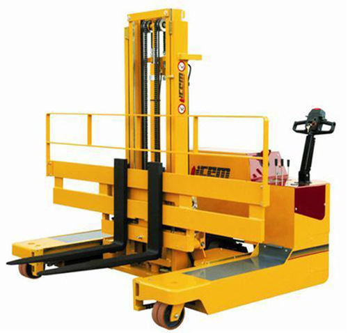 Accatastatore elettrico - CROSS series - ICEM - a timone con guida da terra / multidirezionale