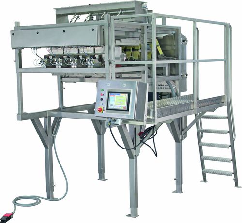 Contapezzi pesatrice in continuo - AVN 114-CW10EVTK - Affeldt Maschinenbau GmbH - per l'industria agroalimentare / per prodotti freschi / con alimentatore vibrante