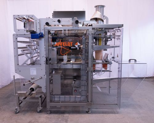 Riempitrice-opercolatrice completamente automatico - AVN E350 SCD - Affeldt Maschinenbau GmbH - per sacchi / per latticini / per l'industria agroalimentare