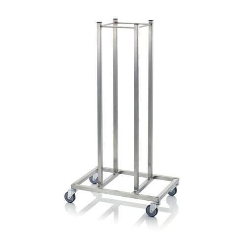 Carrello da trasporto - SW RO - AUER Packaging GmbH - in acciaio inossidabile / per basi con ruote / con rotelle