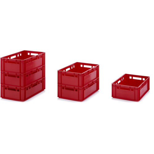 Cassetta in PEHD - E2 - AUER Packaging GmbH - di stoccaggio / per prodotti alimentari / impilabile