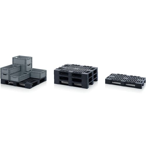 Pallet in HDPE - MP series - AUER Packaging GmbH - ISO / euro / da trasporto