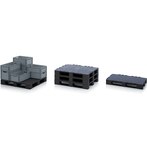 Pallet per camera bianca - R series - AUER Packaging GmbH - in HDPE / in plastica riciclata / per l'industria agroalimentare