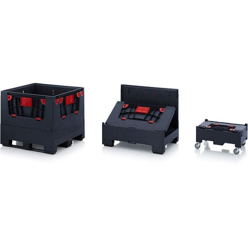Cassa-pallet in polipropilene - ESD KLK series - AUER Packaging GmbH - per movimentazione / pieghevole / impilabile