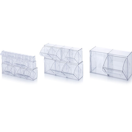 Contenitore a bocca di lupo in plastica - KKS series - AUER Packaging GmbH - di stoccaggio / impilabile / modulare