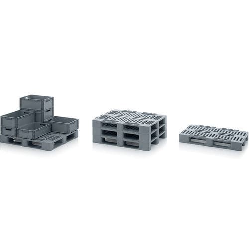 Pallet in HDPE - H series - AUER Packaging GmbH - euro / da trasporto / di stoccaggio