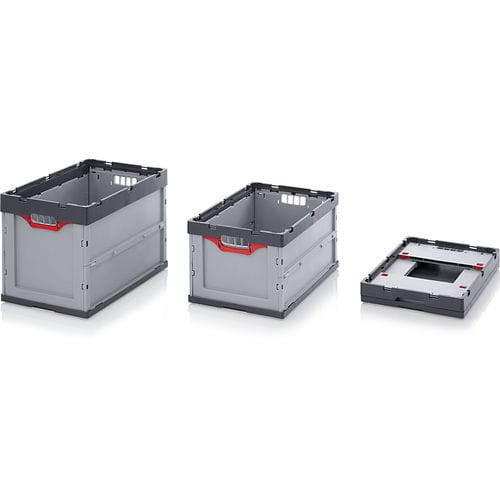 Cassetta in plastica - FB series - AUER Packaging GmbH - da trasporto / con coperchio / pieghevole