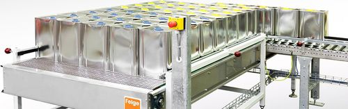 Sistema di trasporto per fusti - Feige Filling - di pallets / contenitore / centralizzato