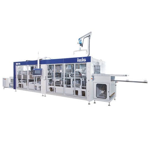 Termoformatrice alimentata a rullo - IC-RD 74d - ILLIG Maschinenbau GmbH & Co. KG - per produzione di bicchieri / automatica
