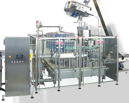 Riempitrice automatica - INDEX-6 - per contenitori in vetro / per liquidi / volumetrica