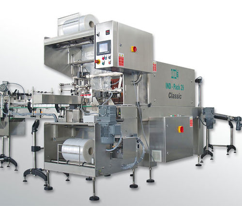 Fardellatrice automatica - IND-Pack 29 series - INDEX-6 - per bottiglie / per film termoretraibile