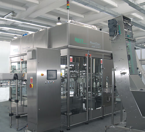 Riempitrice automatica - AssetClean™ 49 synchrobloc series - INDEX-6 - per bottiglie / per liquidi / lineare