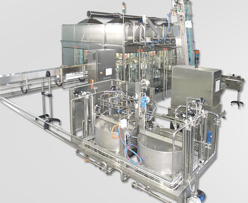 Riempitrice automatica - AssetClean™ 49 synchrobloc series - INDEX-6 - per bottiglie in vetro / per liquido / per latticini