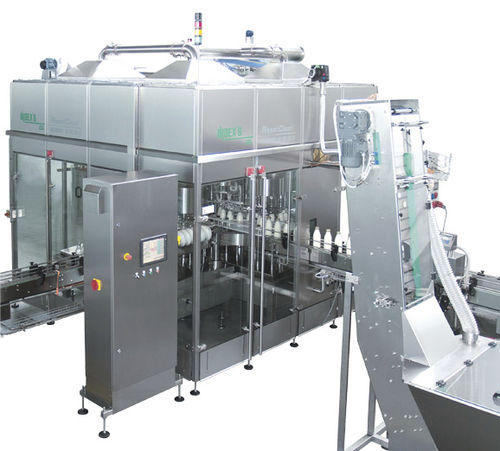 Riempitrice automatica - INDEX-6 - per bottiglie / per liquidi / volumetrica
