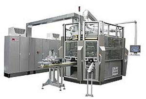 Macchina serigrafica servocomandata - max. 80 p/min | RS 3480 - Isimat - a 3 colori / per bottiglie in vetro / per bottiglie di plastica
