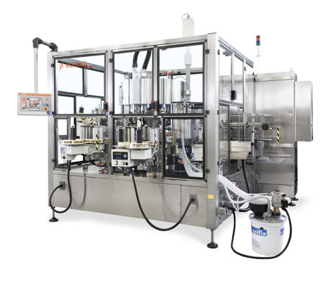 Etichettatrice automatica - FLEXA COMBICOL - Kosme - con colla termofusibile / con colla fredda / per etichette adesive
