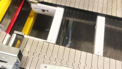 Catena di trasporto in acciaio inossidabile - Mectra - a doghe
