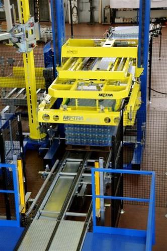 Depallettizzatore dal basso - MT 565 - Mectra - per bottiglie / automatico