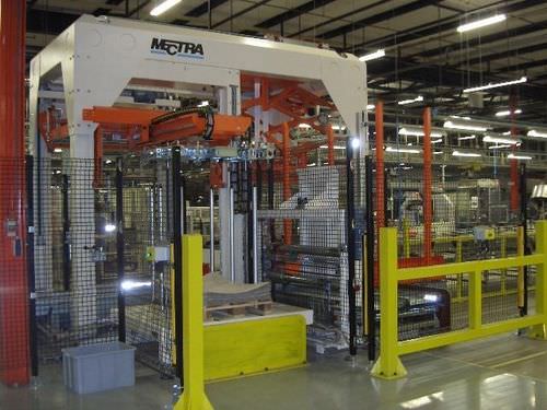 Depallettizzatore dal basso - MT 589 - Mectra - per bottiglie / automatico / semiautomatico