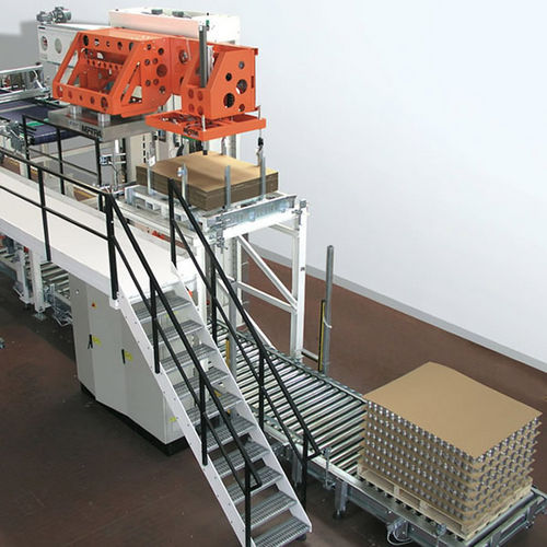 Pallettizzatore dall'alto - MT 568 DOPPLER/P - Mectra - per cartoni / automatico / con testa magnetica