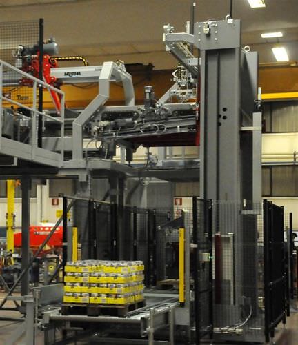 Pallettizzatore dall'alto - MT 571 - Mectra - per casse / per cartoni / automatico