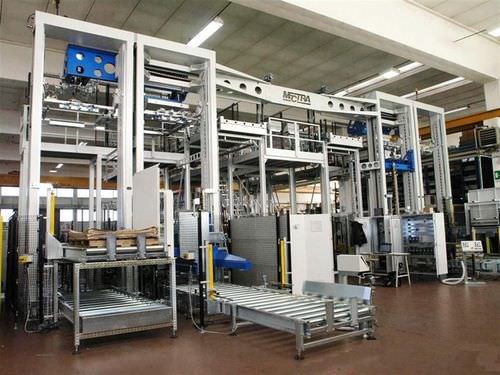 Pallettizzatore e depallettizzatore a strati - MT 568 Doppler/DP - Mectra - per cartoni / automatico / di grande capacità