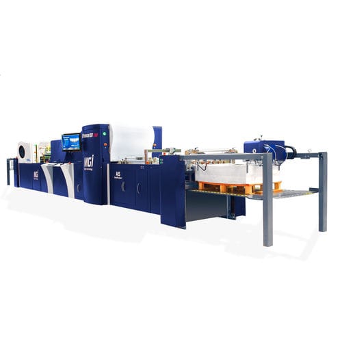 Sistema di abbellimento digitale per carta - JETvarnish 3D Evolution - MGI Digital Graphic Technology - per l'industria tipografica