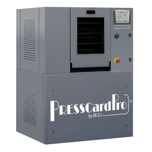 Pressa idraulica - PressCard Pro - MGI Digital Graphic Technology - di laminazione / per materie plastiche / compatta