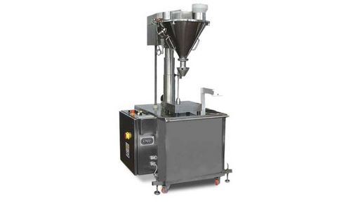 Riempitrice semiautomatica - DEP-MA - Omas Tecnosistemi S.p.a. - per bottiglie / per polveri / per granuli