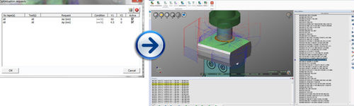 Modulo software di calcolo - NCSIMUL Optitool - MSC SOFTWARE - HEXAGON MANUFACTURING INTELLIGENCE - di post elaborazione / di post-elaborazione NC / di programmazione lavorazione