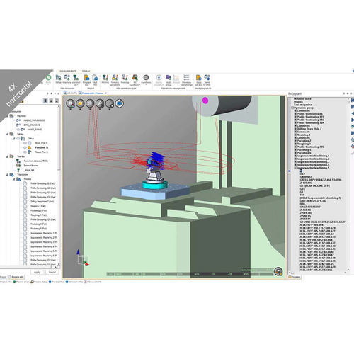 Simulatore industriale - NCSIMUL 4CAM - MSC SOFTWARE - HEXAGON MANUFACTURING INTELLIGENCE - CAD CAM