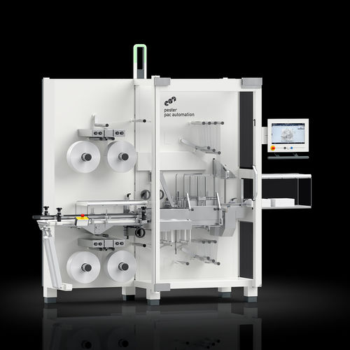 Avvolgitrice fasciapallet orizzontale - PEWO-pack 250 D20 - Pester Pac Automation - interamente automatica / per cartoni / per imballaggio di prodotti farmaceutici
