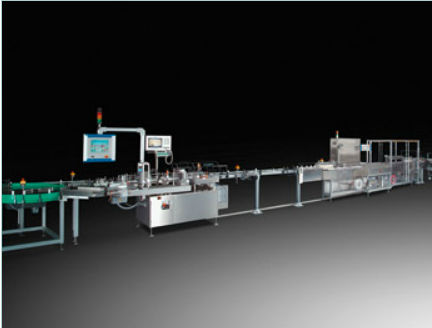 Linea di imballaggio per l'industria farmaceutica - Inhaler - Pester Pac Automation - per prodotti farmaceutici / automatica