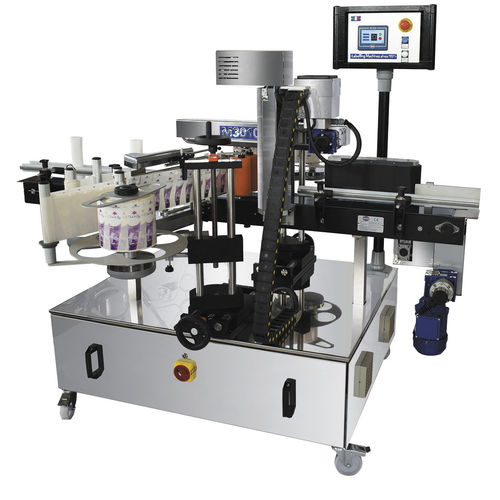 Etichettatrice automatica - M3010FB - PMR System Group - per vasetti / per applicazione laterale / per l'industria agroalimentare