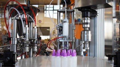 Riempitrice chiuditrice per e-liquido - MFC  - PMR System Group - monoblocco / controllata da PLC
