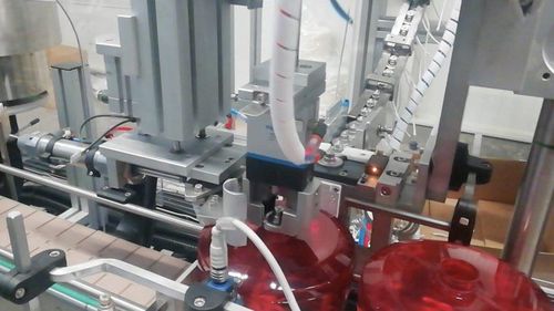 Riempitrice tappatrice etichettatrice automatica - RTE4U - PMR System Group - per liquidi / per olio / multicontenitore