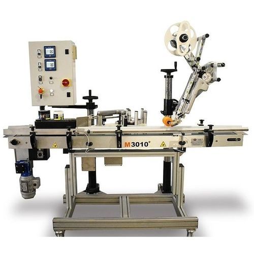 Macchina di etichettatura automatica - M3010TC - PMR System Group - per vasetti / per applicazione sulla parte superiore del prodotto / wraparound