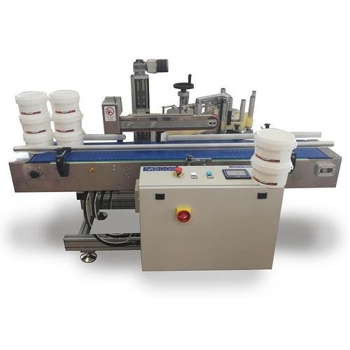 Etichettatrice per secchi - M3005L - PMR System Group - automatica / per applicazione laterale / per l'industria farmaceutica