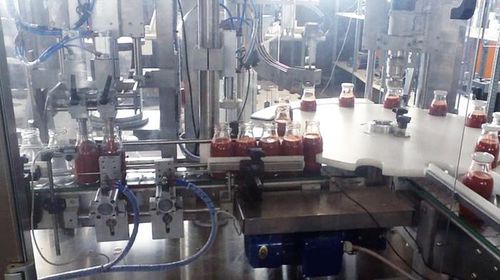 Riempitrice chiuditrice per sugo - RT2U - PMR System Group - volumetrica / monoblocco / per prodotti alimentari