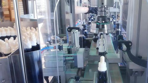 Riempitrice tappatrice per olio - RT2U CBD - PMR System Group - volumetrica / per profumi / per l'industria alimentare e delle bevande