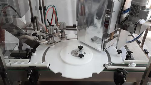 Riempitrice tappatrice monoblocco - RT2U - PMR System Group - per crema cosmetica / per liquido ad alta viscosità / di vasetti