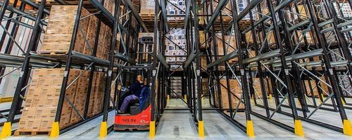 Scaffalatura per magazzino di stoccaggio - POLYPAL Storage Systems - per multistoccaggio / ad accumulo / FIFO