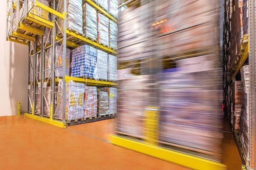 Scaffalatura per magazzino di stoccaggio - POLYPAL Storage Systems - per movimentazione / per multistoccaggio / con ripiani