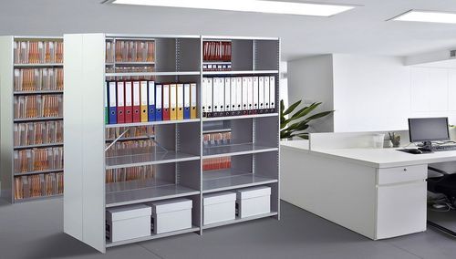 Scaffalatura per ufficio - POLYPAL Storage Systems - con ripiani / regolabile / modulare