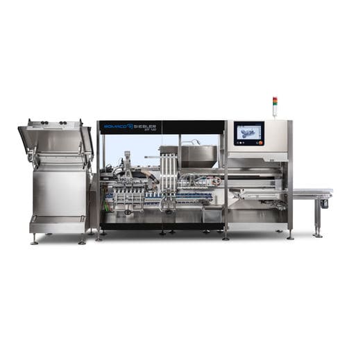 Riempitrice interamente automatica - STF 120 - Romaco Group - per tubi / per pulverulenti / per pillole