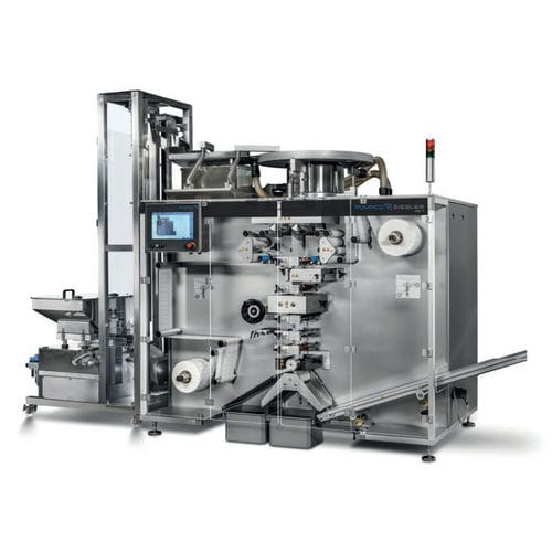 Macchina per imballaggio servocomandata - HM 1 series - Romaco Group - compatta / per compresse / per l'industria farmaceutica
