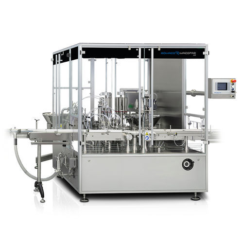Riempitrice automatica - LVI series - Romaco Group - per barattoli e vasetti / per contenitori in vetro / per liquidi