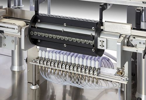 Macchina per pulizia ad aria compressa - MBB 200 - Romaco Group - in aspirazione / automatica / per bottiglie