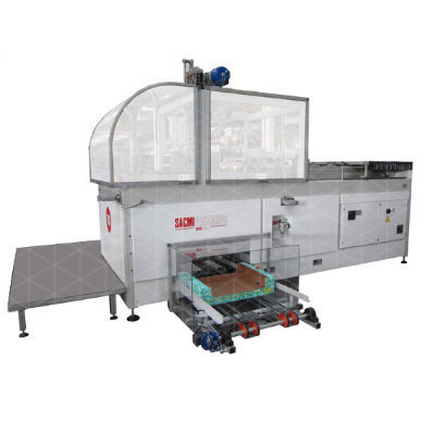 Vassoiatrice controllata da PLC - TF 13 - Sacmi Packaging - orizzontale / flessibile / con colla termofusibile