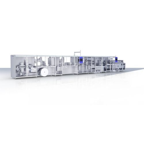Macchina per imballaggio automatica - BLU 400 - Uhlmann Pac-Systeme GmbH & Co. KG - in blister / in bottiglia / per siringhe